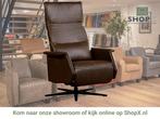 Leren relaxfauteuil Mojo - Granada Chocolate (bruin) -, Huis en Inrichting, Fauteuils, Nieuw, Ophalen of Verzenden, 50 tot 75 cm