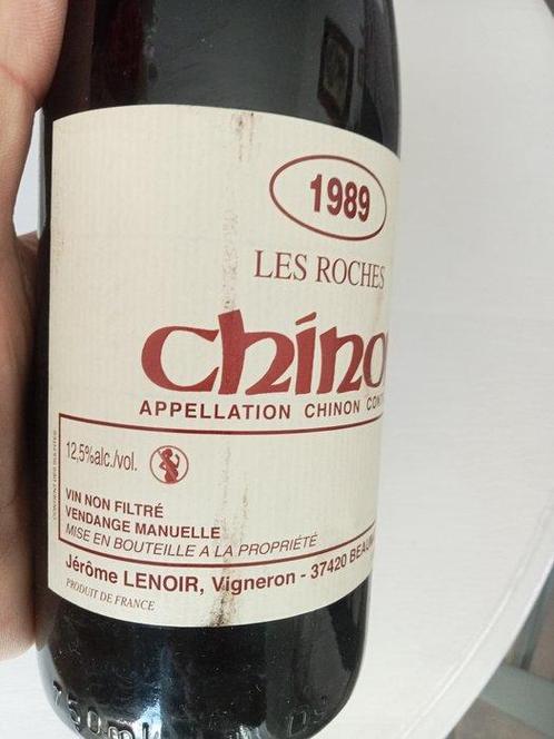 1989 Jérôme Lenoir Les Roches - Chinon - 1 Fles (0,75, Verzamelen, Wijnen