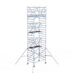 Rolsteiger Professional 135x305 8,2m werkhoogte vrijstaand, Doe-het-zelf en Verbouw, Steigers, Verzenden, Nieuw, Rolsteiger of Kamersteiger