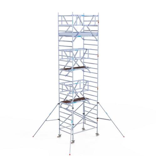 Rolsteiger Professional 135x305 8,2m werkhoogte vrijstaand, Doe-het-zelf en Verbouw, Steigers, Rolsteiger of Kamersteiger, Nieuw