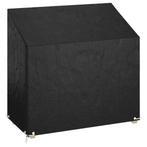 vidaXL Tuinbankhoes met 8 oogjes 130x70x70/88 cm polyetheen, Verzenden, Nieuw