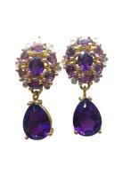 Zonder minimumprijs - Oorbellen - 9 kt. Zilver, Geel goud, Nieuw