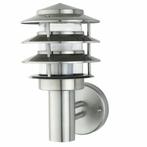 LED Tuinverlichting - Wandlamp Buiten - Kayo 2 - E27 Fitting, Nieuw, Hanglamp, Rvs, Led