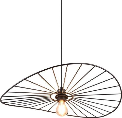 REALITY CHAPEAU - Hanglamp - Zwart mat - excl. 1x E27 7W -, Huis en Inrichting, Lampen | Hanglampen, Zo goed als nieuw, Ophalen of Verzenden