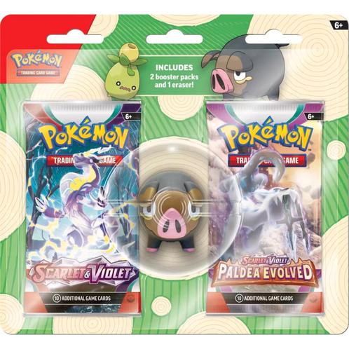 Pokemon Back to School Eraser Blister 2023, Hobby en Vrije tijd, Verzamelkaartspellen | Pokémon, Nieuw, Verzenden