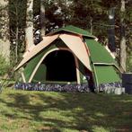vidaXL Koepeltent 5-persoons snelontgrendeling groen, Caravans en Kamperen, Tenten, Verzenden, Nieuw, Tot en met 2