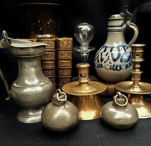 van DORTMONT van HUIZEN ANTIEK Sinds 1963, Knegsel., Antiek en Kunst, Antiek | Tin, Ophalen