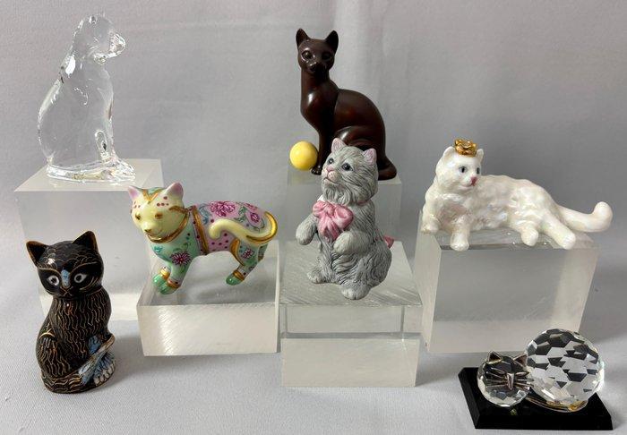 Franklin Mint - Beeldje, Curio Cabinet Cats - 8 cm -, Antiek en Kunst, Curiosa en Brocante