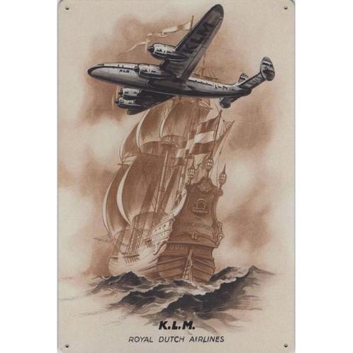 Wandbord - KLM Royal Dutch Airlines The Flying Dutchman, Huis en Inrichting, Woonaccessoires | Wanddecoraties, Nieuw, Ophalen of Verzenden