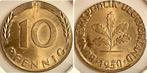 Duitsland 10 Pfennig 1950g auf 5 Pfennig Rohling, Verzenden