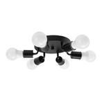 TooLight Plafondlamp APP709-6C - E27 - 6 Lichtpunten - Zwart, Huis en Inrichting, Nieuw, Ophalen of Verzenden