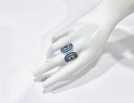 Zonder Minimumprijs - Ring Zilver - Saffieren, Sieraden, Tassen en Uiterlijk, Ringen, Nieuw