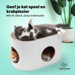 2dekans | Jake and Jacky Krabkarton voor Katten - Kattenhuis, Dieren en Toebehoren, Katten-accessoires, Ophalen of Verzenden, Zo goed als nieuw
