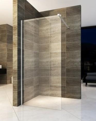 Banio inloopdouchewand met veiligheidglas 8mm 90 x 200 cm, Doe-het-zelf en Verbouw, Sanitair, Bad, Nieuw, Chroom, Ophalen of Verzenden