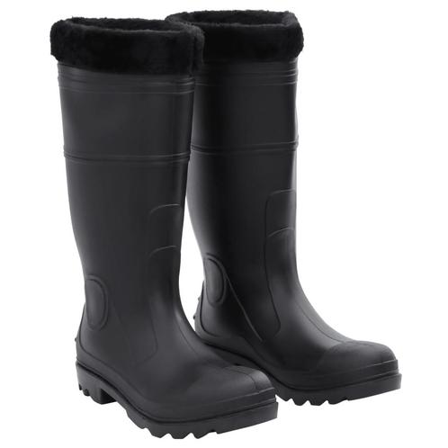 vidaXL Regenlaarzen met verwijderbare sokken maat 43 PVC, Watersport en Boten, Hengelsport | Algemeen, Nieuw, Verzenden