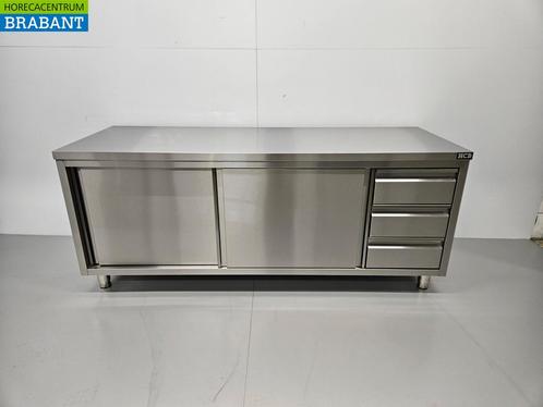 RVS Werkkast Premium-line Kast Werktafel 2 schuifdeuren en 3, Zakelijke goederen, Horeca | Keukenapparatuur, Nieuw in verpakking