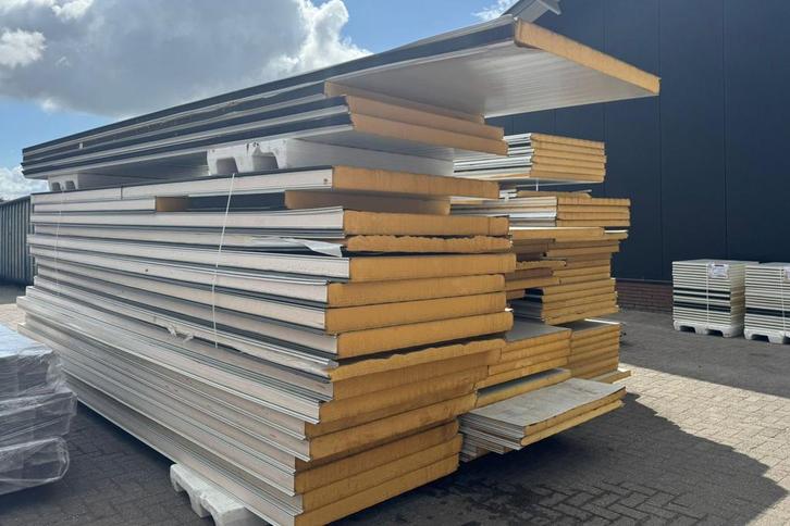 Sandwichpanelen, vloerisolatie, vijverbouw, wandisolatie, Doe-het-zelf en Verbouw, Platen en Panelen, Zo goed als nieuw, 50 tot 100 mm