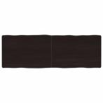 vidaXL Tafelblad natuurlijke rand 120x40x(2-6)cm eikenhout, Huis en Inrichting, Tafels | Eettafels, Verzenden, Nieuw