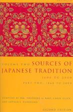 Sources of Japanese Tradition Abridged 1600 to 9780231139199, Zo goed als nieuw, Verzenden