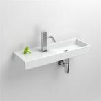 Fontein Clou Mini Wash Me 56x19x6cm Keramiek Glans Wit (Met, Ophalen of Verzenden, Nieuw, Overige typen