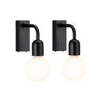 Belid - Joakim Fihn - Wandlamp (2) - Regal - Black - Metaal