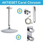 ACTIE Wiesbaden Inbouw Regendouche | Caral | Rechthoek, Ophalen of Verzenden, Nieuw, Chroom, Kraan