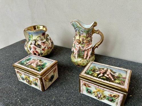 Capodimonte - Koffieservies (4) - Porselein - Tafelset, Antiek en Kunst, Antiek | Glas en Kristal