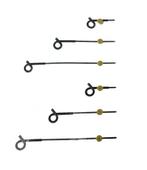 Krulstaart afstandisolator zwart 60cm - 8mm, Ophalen of Verzenden, Nieuw