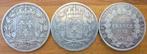 Frankrijk. 5 Francs 1828-W, 1830-A et 1852-A (lot de 3