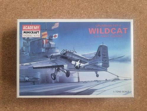 Academy 1650 Grumman F4F-4 Wildcat 1:72, Hobby en Vrije tijd, Modelbouw | Vliegtuigen en Helikopters, Verzenden