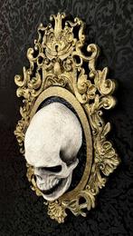 WT Horror Art - Gold Skull Memento Mori, Antiek en Kunst