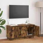 vidaXL TV-kast Gerookt eiken 100 x 38 x 49 cm Bewerkt hout, Minder dan 50 cm, Verzenden, Nieuw, Minder dan 100 cm