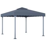 vidaXL Prieel 300x300 cm aluminium antraciet, Tuin en Terras, Verzenden, Nieuw