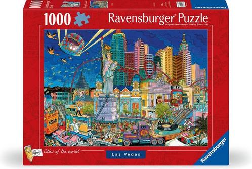 Fleroux - Las Vegas Puzzel (1000 stukjes) | Ravensburger -, Hobby en Vrije tijd, Denksport en Puzzels, Nieuw, Verzenden