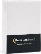 2dekans | Beter Bed Select Molton Splittopper 180 x 200 cm -, Ophalen of Verzenden, Zo goed als nieuw, Wit