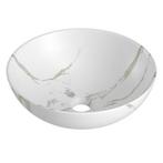 Atlantic Waskom Jimmy - Marmer Wit, Huis en Inrichting, Verzenden, Nieuw