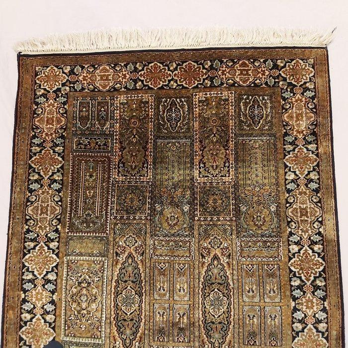 Ghoum - Vloerkleed - 123 cm - 77 cm - Kashmir zijde Ghoum, Huis en Inrichting, Stoffering | Tapijten en Kleden