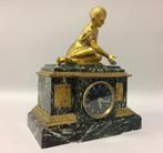 Pendule - Marmer, Verguld brons - 1850-1900