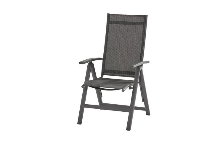Taste by 4 Seasons Verona verstelbare stoel matt carbon SALE, Tuin en Terras, Tuinsets en Loungesets, Ophalen of Verzenden