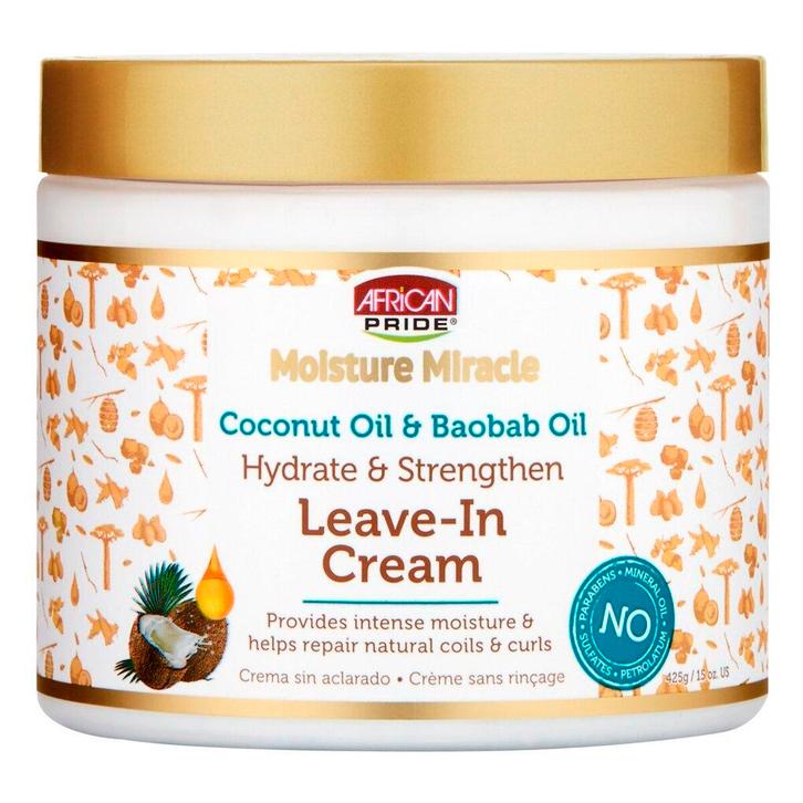 African Pride Moisture Miracle Leave-In Cream, Sieraden, Tassen en Uiterlijk, Uiterlijk | Haarverzorging, Nieuw, Verzenden