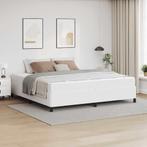 vidaXL Bedframe met matras met matras Wit 200 x 200 cm, Verzenden, Nieuw, Wit, Overige materialen