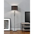 Vloerlamp staande lamp 155 cm Spheridern chroom en zwart, Huis en Inrichting, Lampen | Vloerlampen, Verzenden, Nieuw