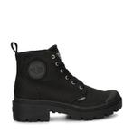 Palladium Pallabase Twill veterboots voor dames, Verzenden, Zwart, Lage of Enkellaarzen, Palladium
