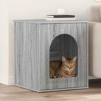 vidaXL Kattenhuis Grijs Sonoma 53 x 52 x 62 cm Bewerkt hout, Dieren en Toebehoren, Katten-accessoires, Verzenden, Nieuw