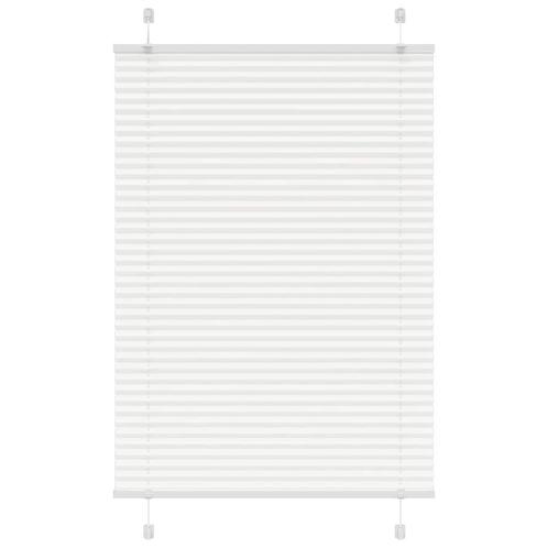 vidaXL Plissé rolgordijn 85x100 cm stofbreedte 84,4 cm, Huis en Inrichting, Stoffering | Gordijnen en Lamellen, Wit, Nieuw, Verzenden