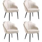 Cocktail stoel Hellen, gestoffeerd met fluwelen bekleding -, Huis en Inrichting, Stoelen, Verzenden, Nieuw