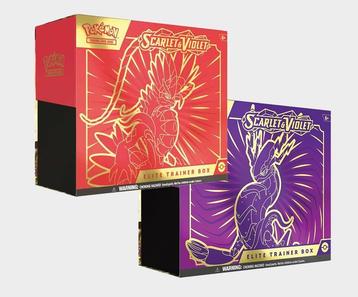 Pokemon Kaarten Scarlet en Violet Elite Trainer Box ETB beschikbaar voor biedingen