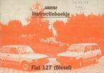 1983 Fiat 127 Diesel instructieboekje handleiding Nederlands, Auto diversen, Handleidingen en Instructieboekjes, Verzenden