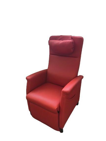 Fitform Sta- op stoel in volledig leder, in nieuwstaat, Huis en Inrichting, Fauteuils, Minder dan 75 cm, Nieuw, 50 tot 75 cm, Leer