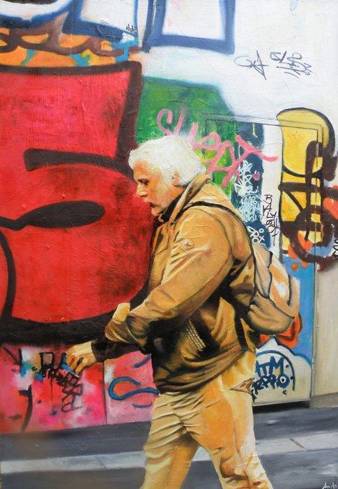 Emilie Pannier - Five - XXL, Antiek en Kunst, Kunst | Schilderijen | Modern